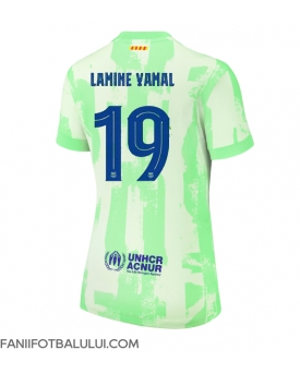 Barcelona Lamine Yamal #19 Tricou Fotbal Replică 2024-25 Femei Treilea